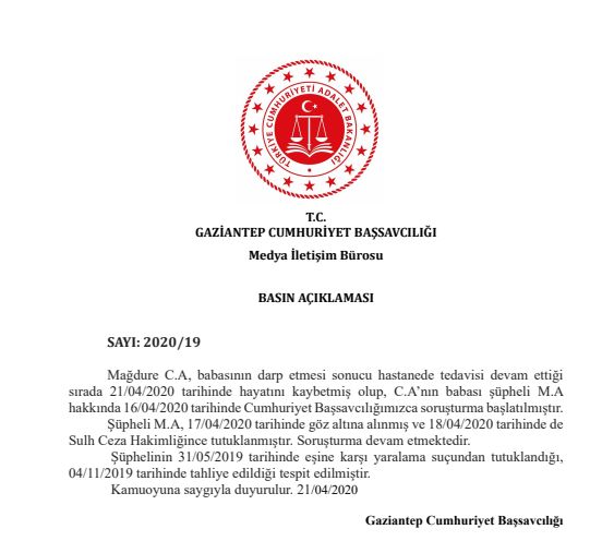 SAVCILIK KIZINI DÖVEREK ÖLDÜREN ASLAN'LA İLGİLİ AÇIKLAMA YAPTI