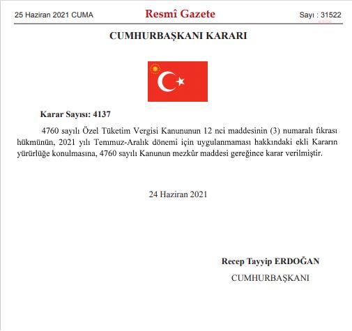 SİGARA VE ALKOLDE YIL SONUNA KADAR ÖTV ARTIŞI YOK