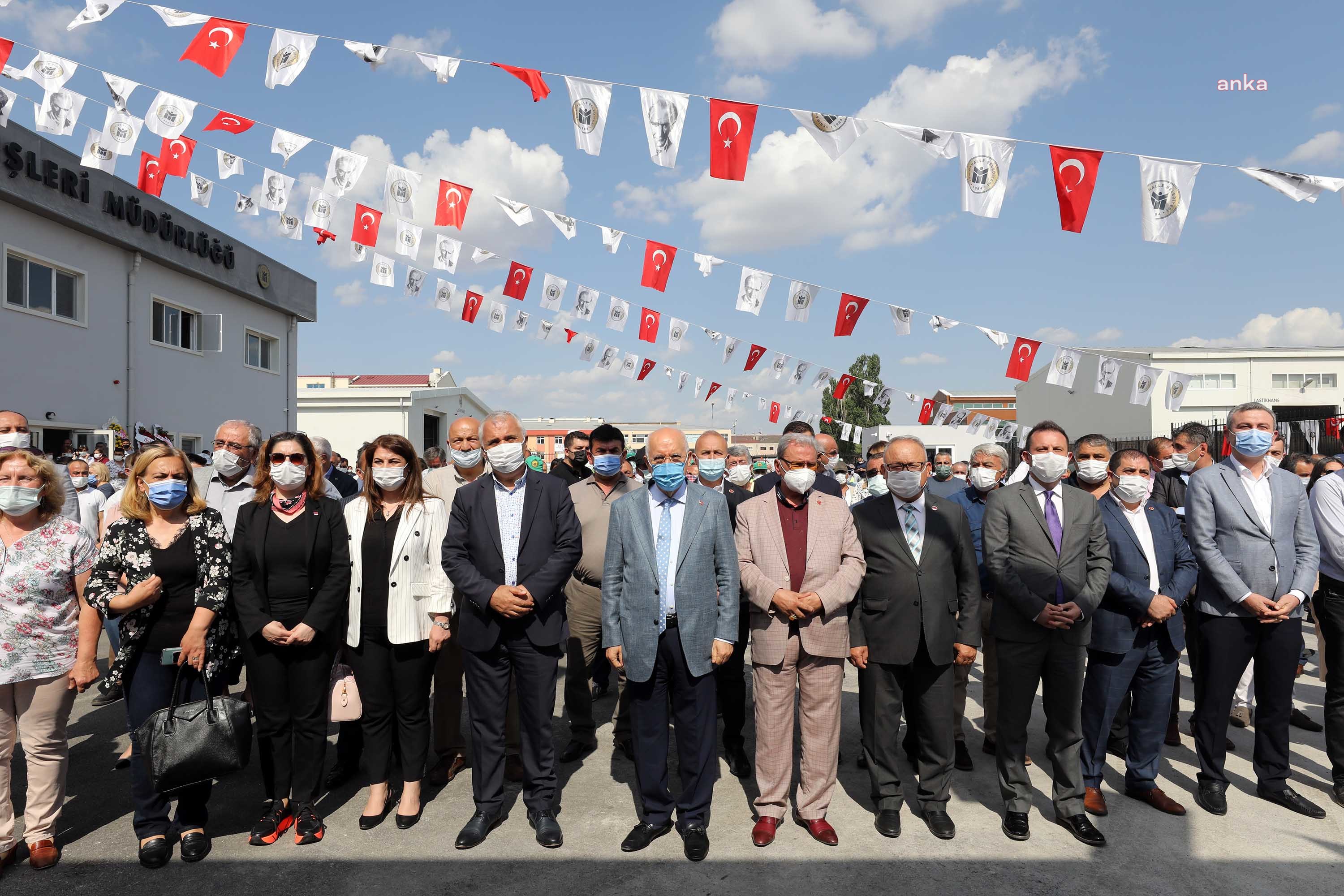 YENİMAHALLE BELEDİYESİ TEMİZLİK İŞLERİ MÜDÜRLÜĞÜ'NÜN YENİ HİZMET BİNASI AÇILDI