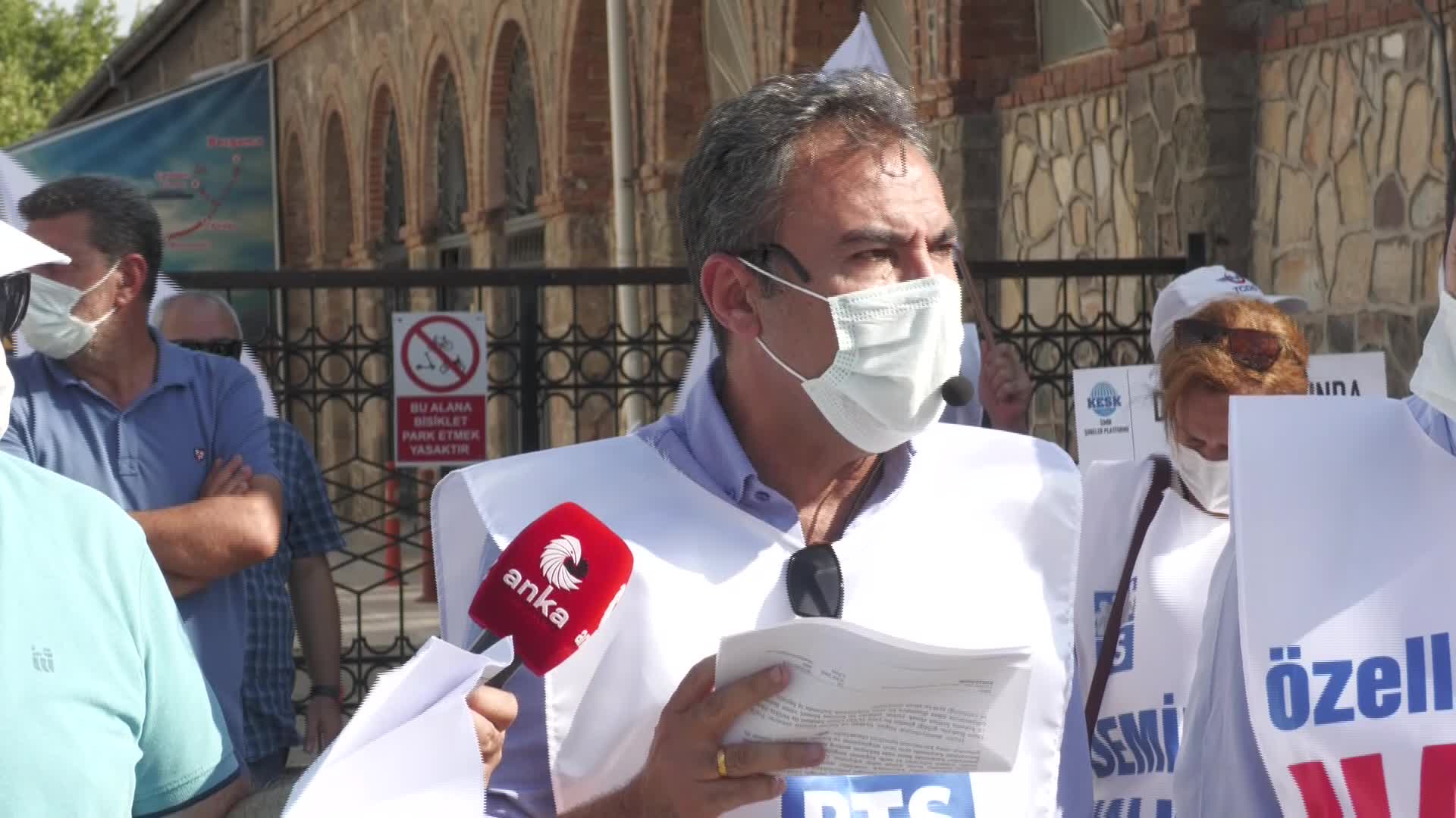 DEMİRYOLU İŞÇİLERİ: BİZİ AKP'NİN MEMURU YAPMAK İSTİYORLAR