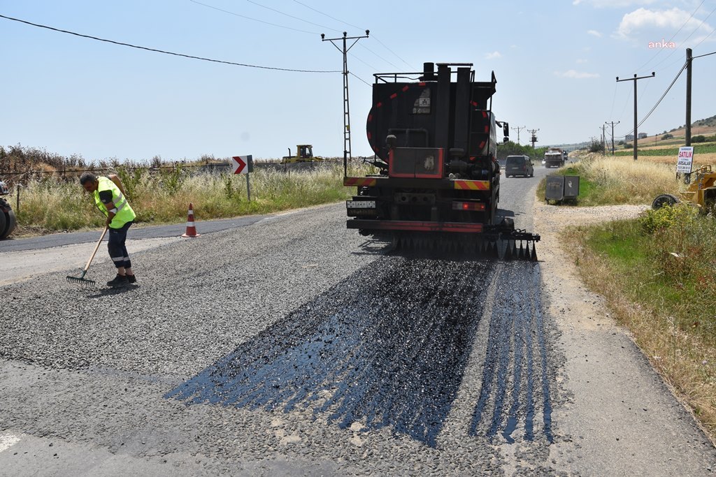 TEKİRDAĞ BÜYÜKŞEHİR BELEDİYESİ, YOL ÇALIŞMALARINI SÜRDÜRÜYOR