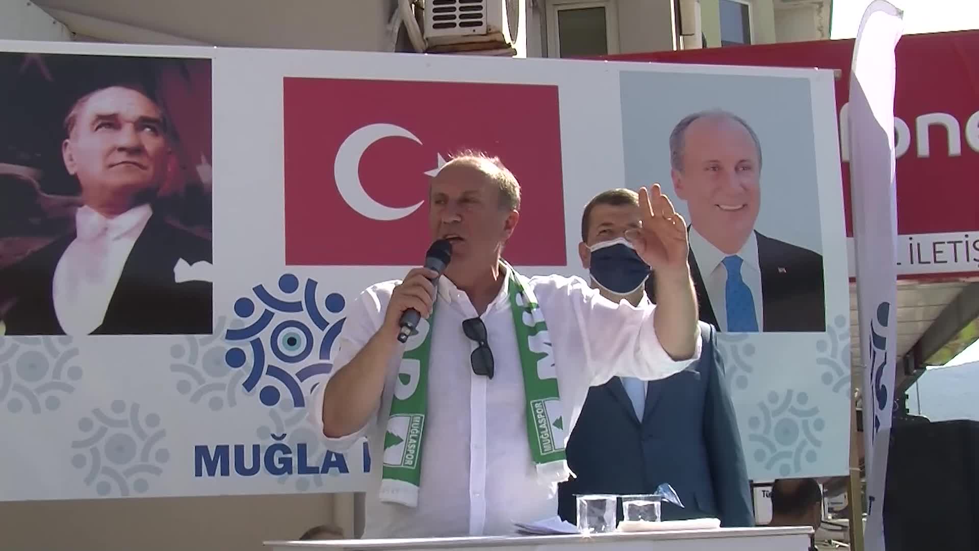 MUHARREM İNCE: MUĞLA'YI MAFYADAN KURTARACAĞIZ. MUĞLA ÇÖKME İLE DEĞİL, ÇÖKERTME İLE ANILACAK