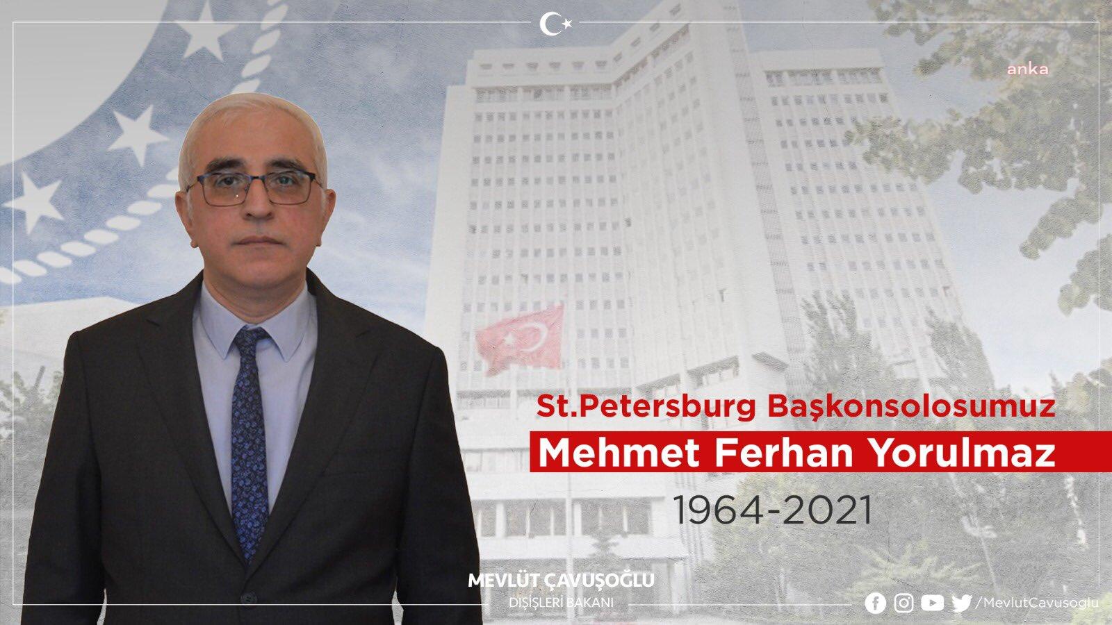 ST. PETERSBURG BAŞKONSOLOSU YORULMAZ HAYATINI KAYBETTİ