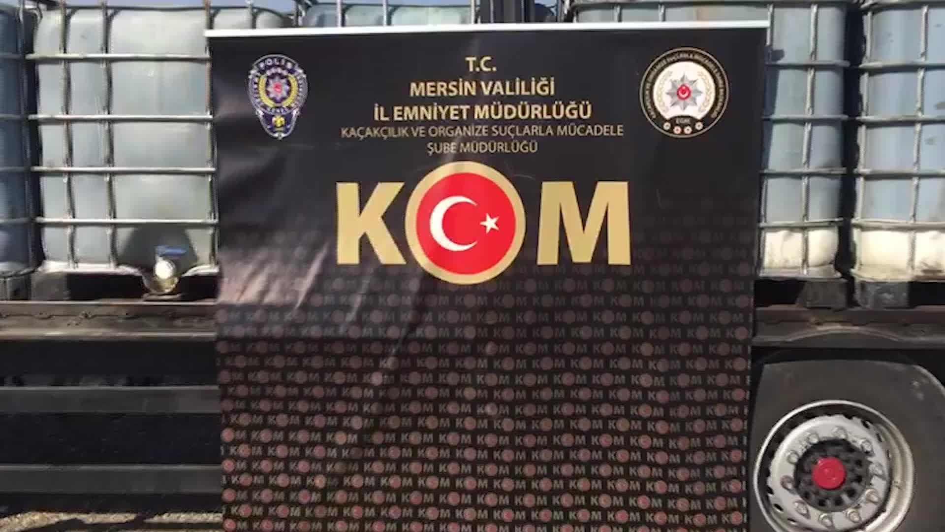 MERSİN’DE KAÇAKÇILIK OPERASYONU: 24 BİN LİTRE AKARYAKIT, 11 MİLYON ADET MAKARON