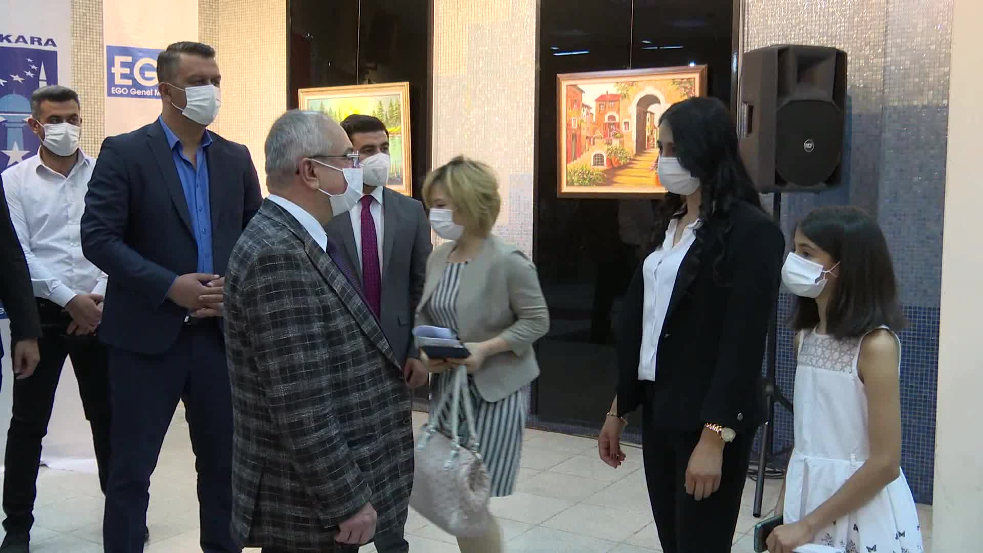 EGO OTOBÜS ŞOFÖRÜNDEN RESİM SERGİSİ: "DİREKSİYONDAN TUVALE"