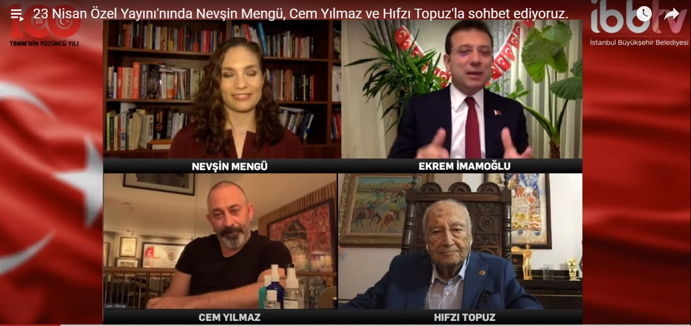 İMAMOĞLU: “BANA EN BÜYÜK YOL GÖSTERİCİ; ÇOCUKLAR”