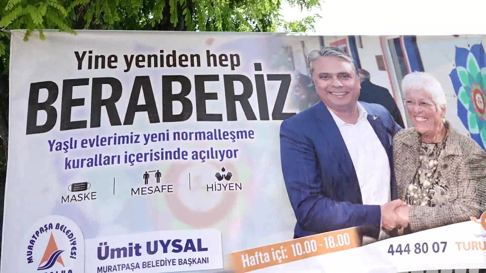 MURATPAŞA BELEDİYE BAŞKANI UYSAL, KONUKSEVER YAŞLI EVİ’NİN MÜJDESİNİ VERDİ