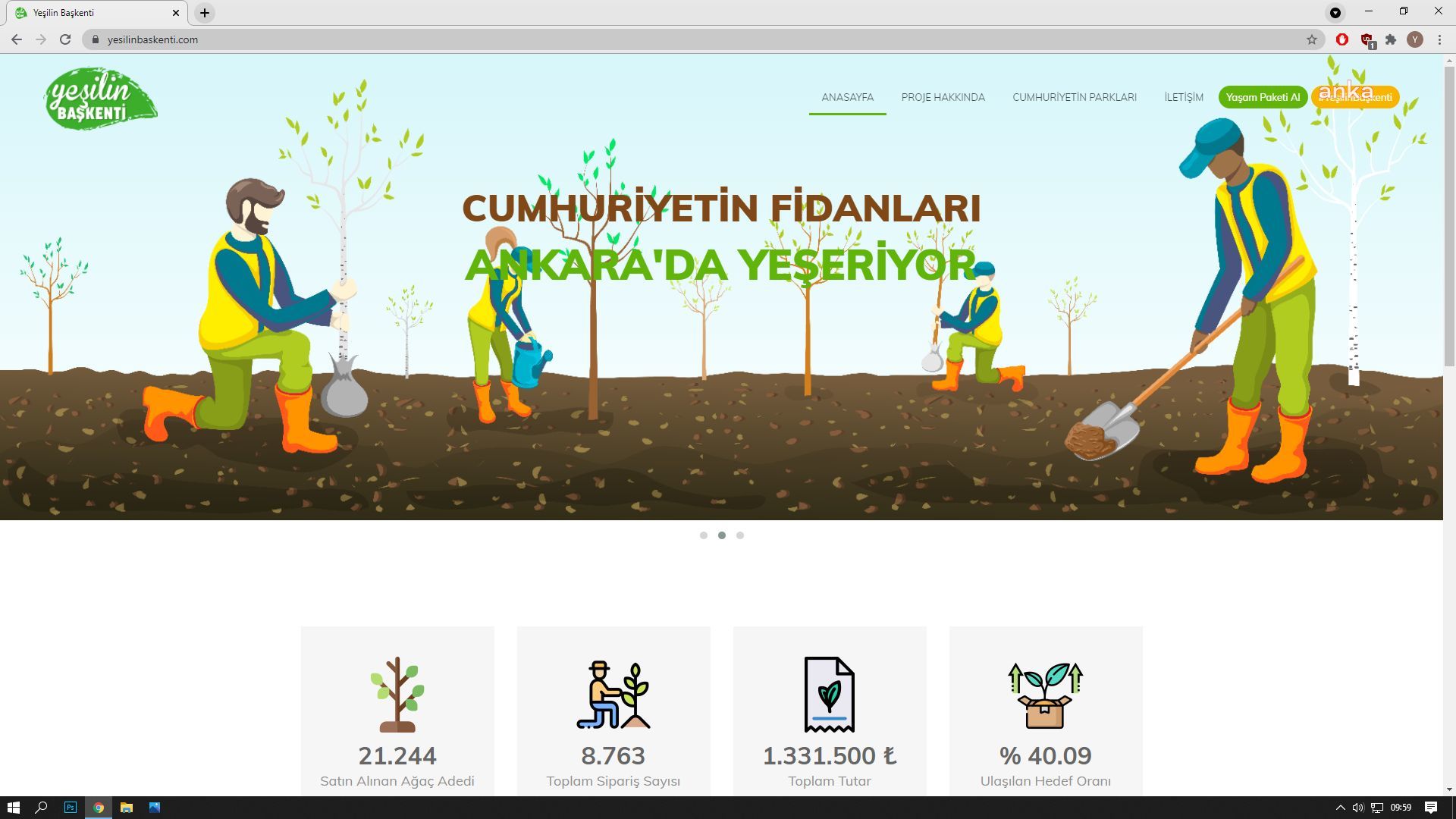 "YEŞİLİN BAŞKENTİ KAMPANYASI" İLE BAŞKENT DAHA YEŞİL OLACAK