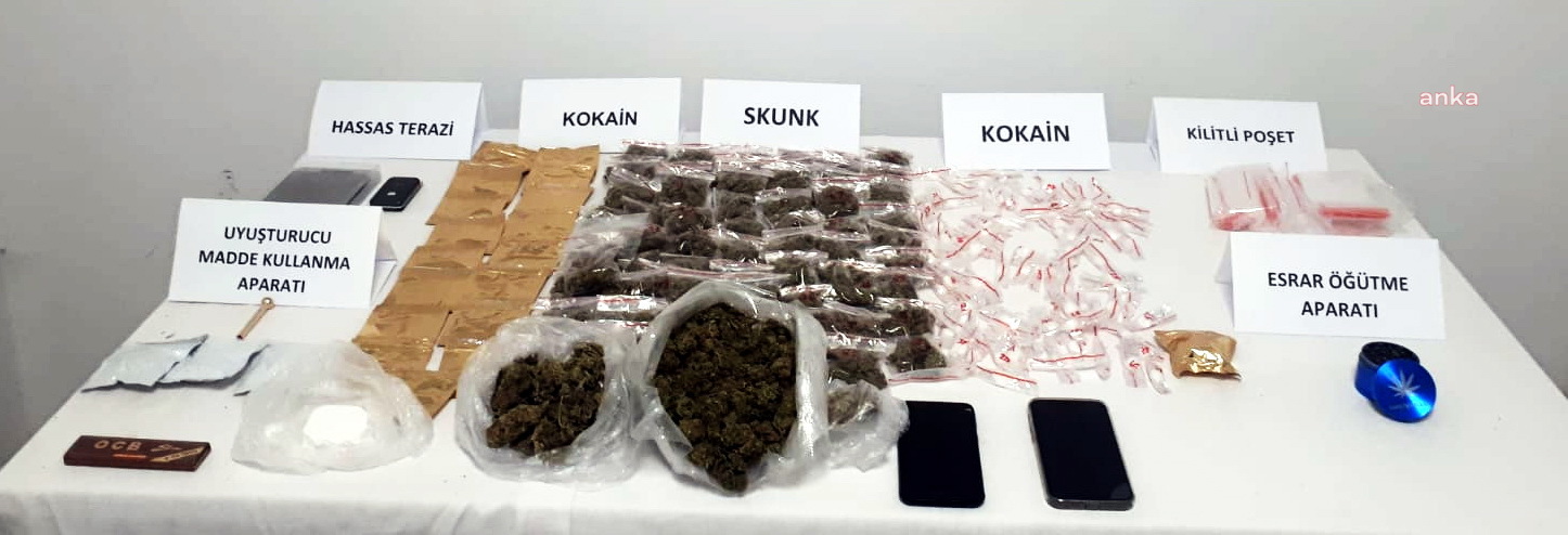 BUTİK OTELDE KOKAİN OPERASYONU: 2 GÖZALTI