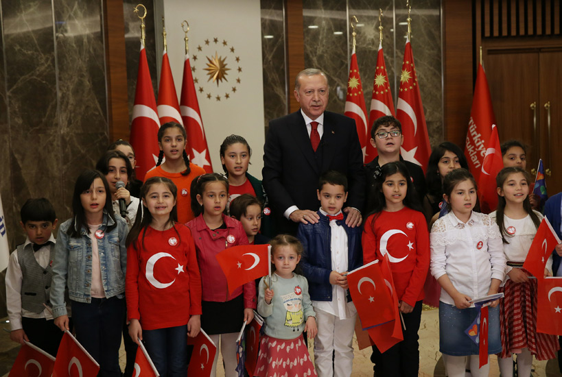 CUMHURBAŞKANI ERDOĞAN ULUSA SESLENDİ  (FOTOĞRAFLAR)