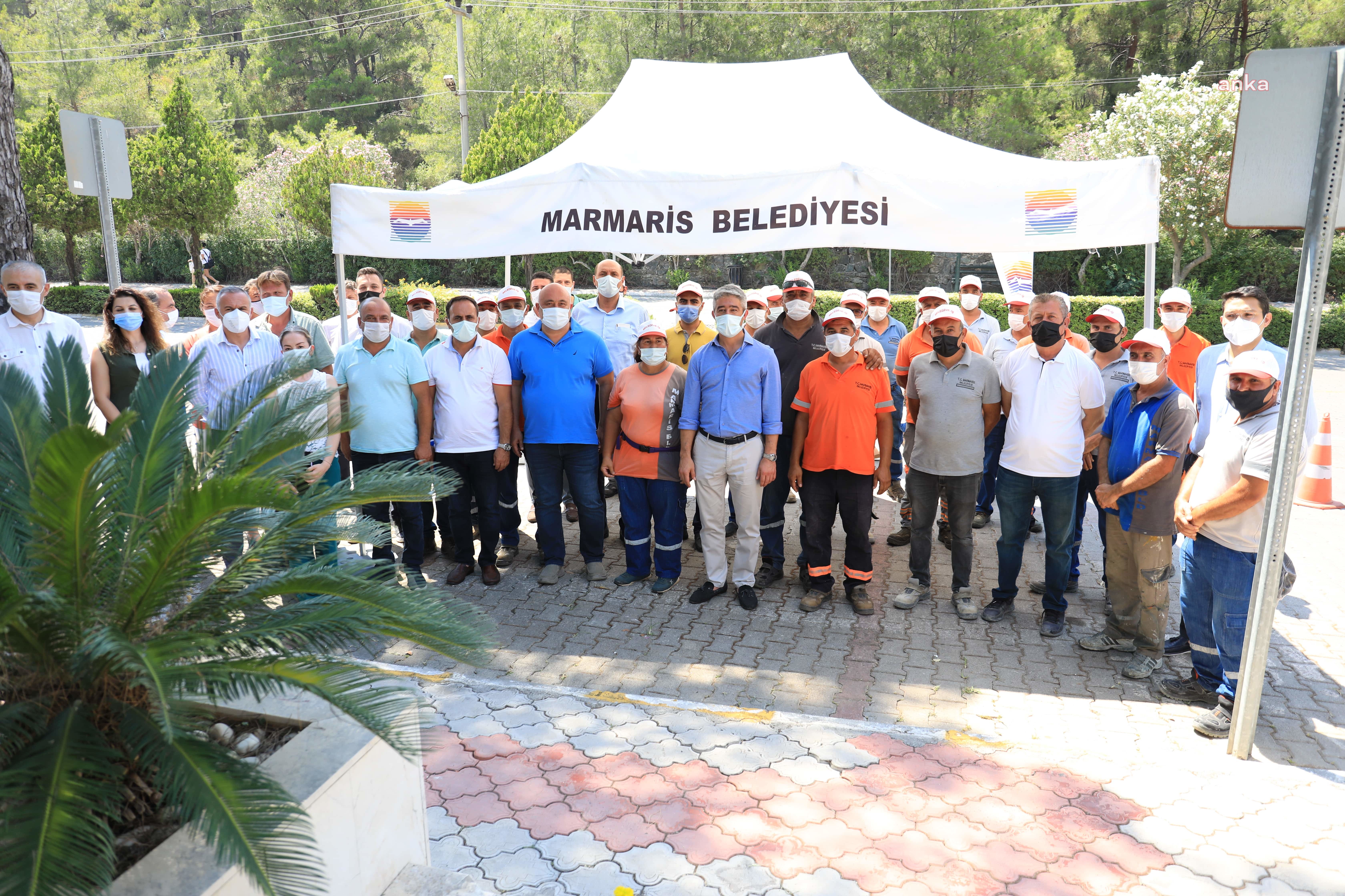 MARMARİS’TE İŞÇİLERE CUMHURİYET BAYRAMI’NDA DA İKRAMİYE HAKKI