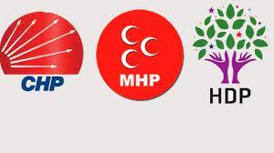 CHP 16, MHP 6, HDP 4 SİYASİ PARTİ İLE BAYRAMLAŞACAK