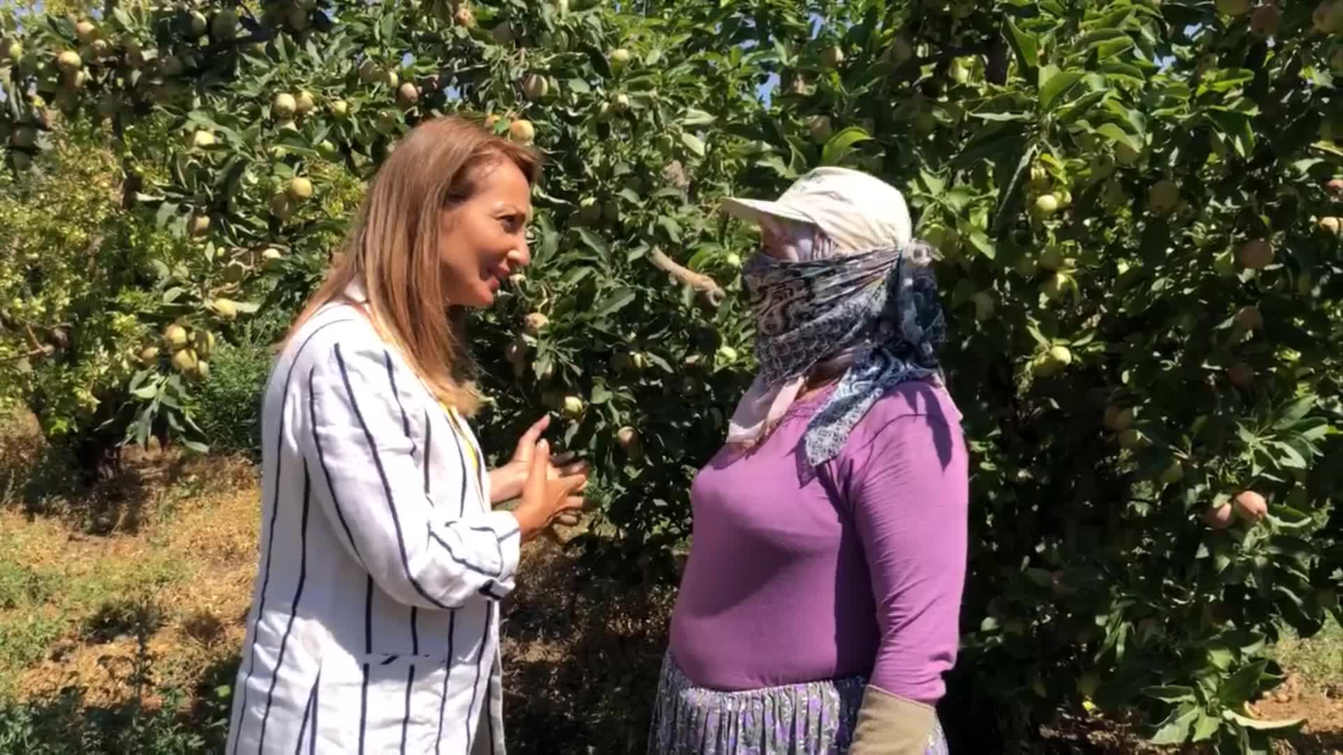 SİGORTASIZ ÇALIŞTIRILAN KADIN TARIM İŞÇİLERİ CHP'Lİ NAZLIAKA’YA DERT YANDI: "KOLU, BACAĞI KIRILAN CEBİNDEN ÖDÜYOR"