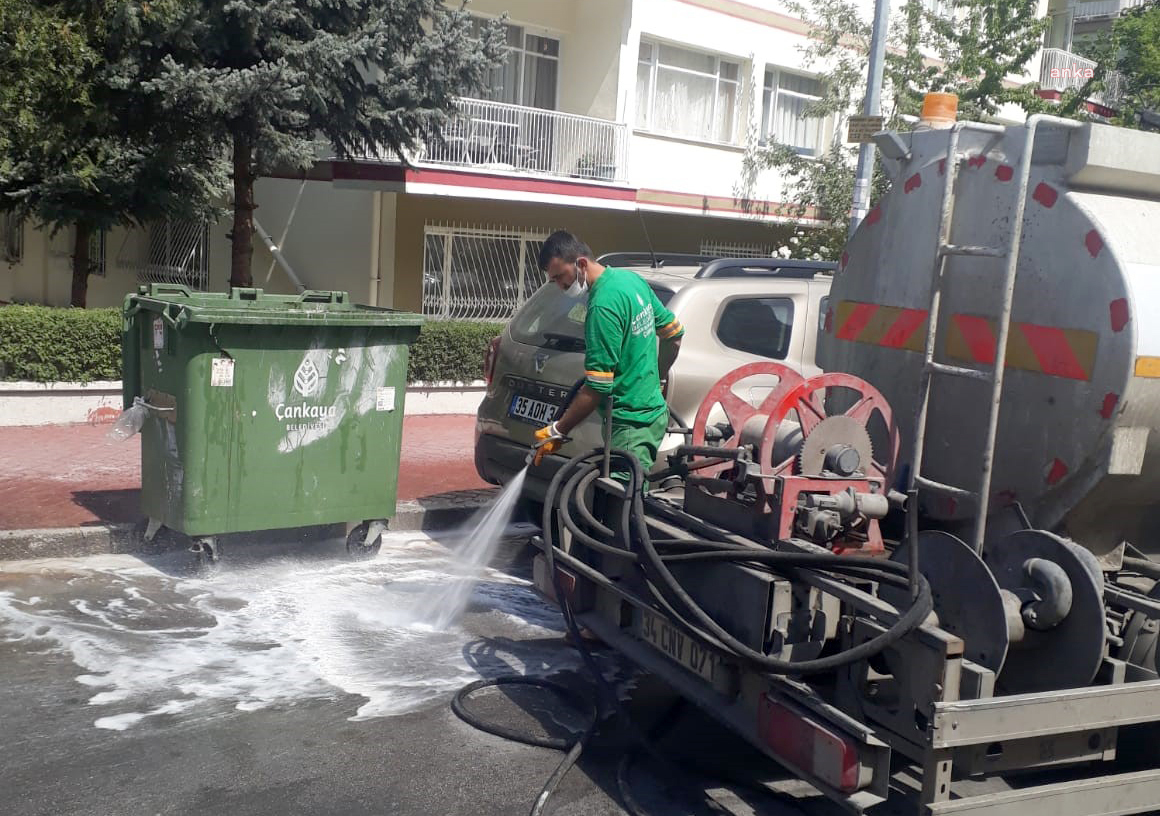 ÇANKAYA BELEDİYESİ'NDEN BAYRAM SONRASI TEMİZLİK
