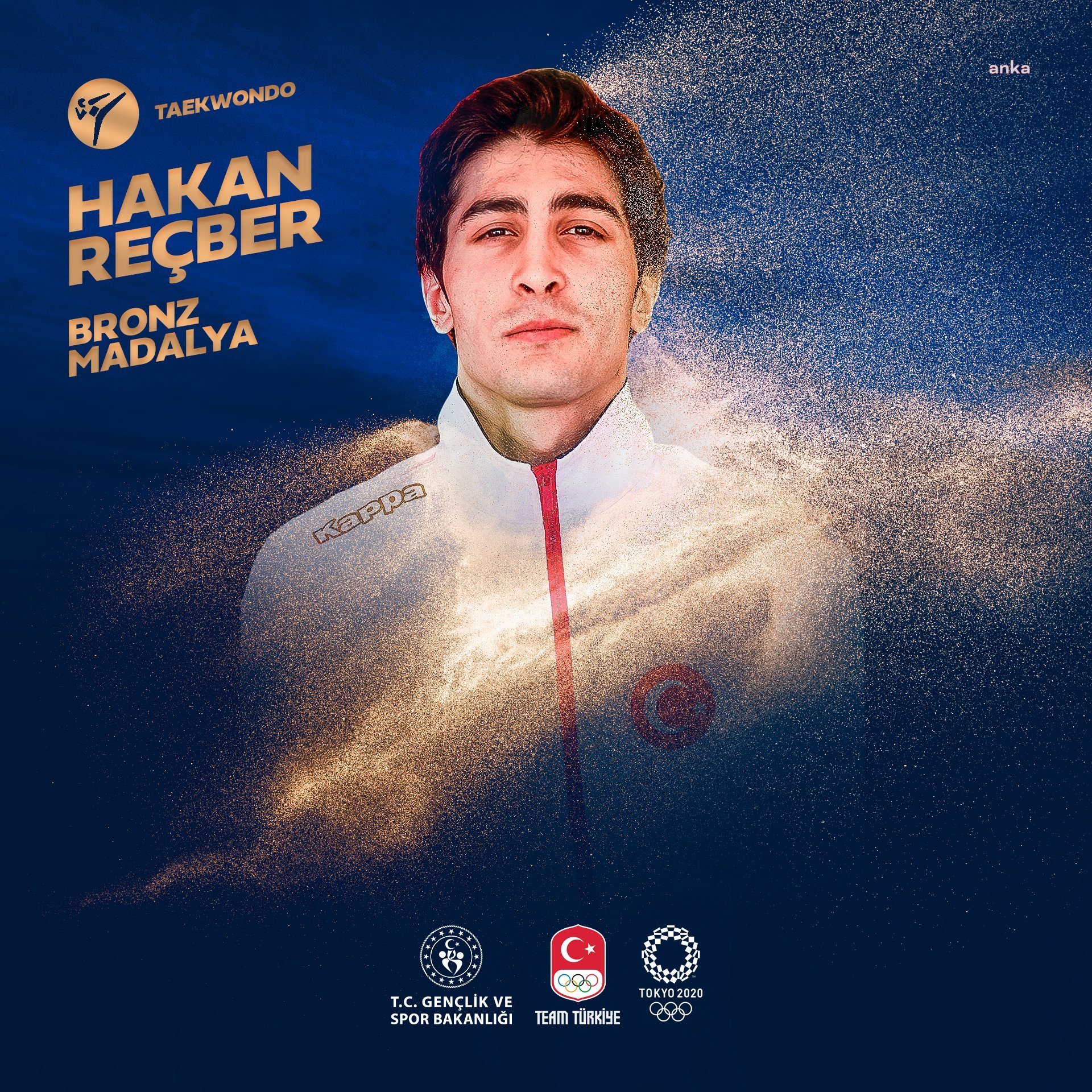 TOKYO OLİMPYATLARI'NDA İLK MADALYA TAEKWONDOCU HAKAN REÇBER'DEN