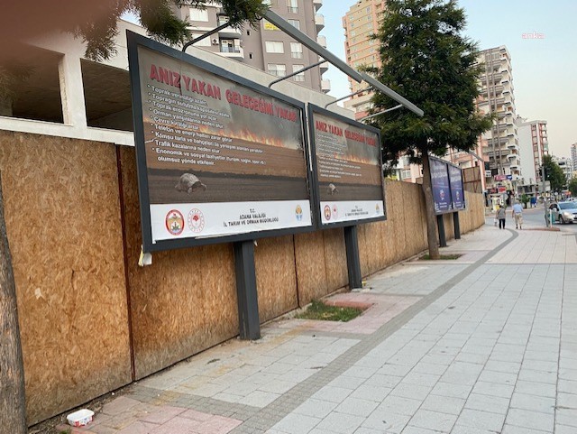 ANIZ YANGINLARINA KARŞI REKLAM PANOLARINDAN UYARI