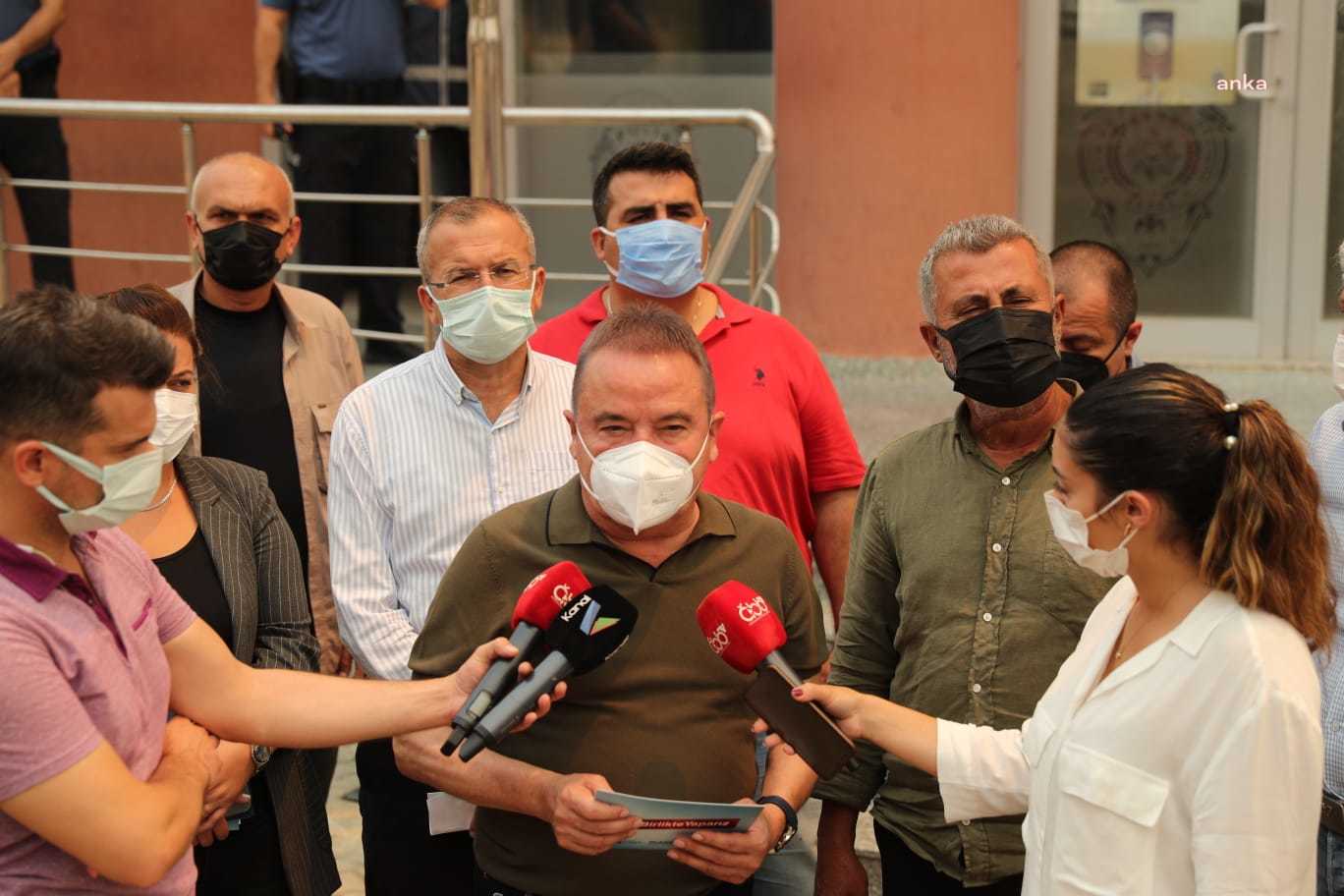 ANTALYA BÜYÜKŞEHİR BELEDİYE BAŞKANI BÖCEK: "İÇİMİZ, GELECEĞİMİZ YANIYOR"