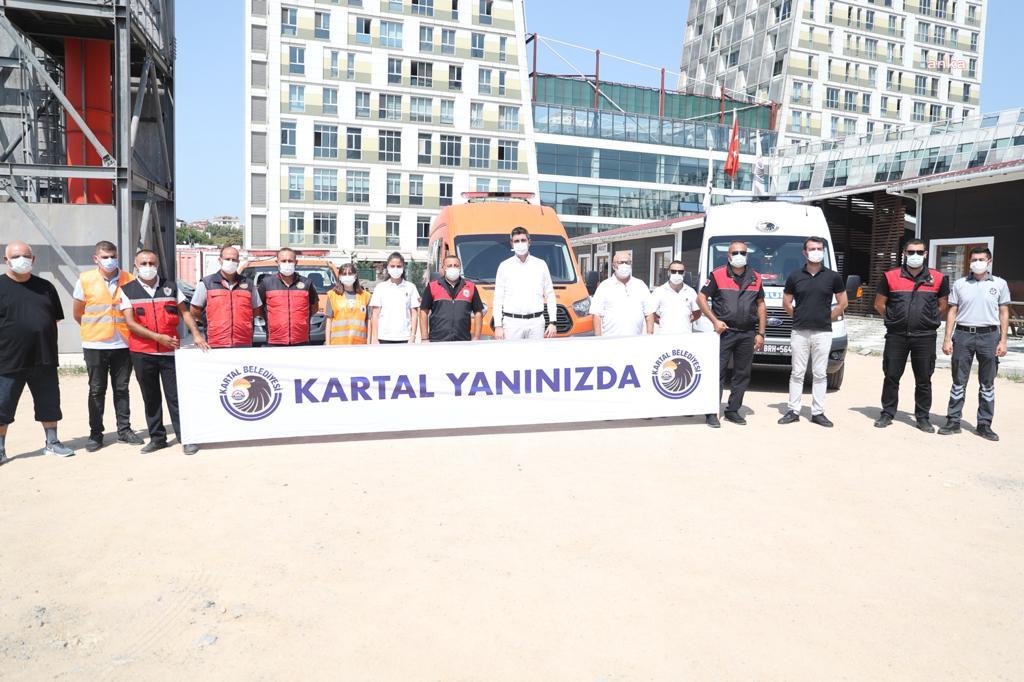 KARTAL BELEDİYESİ’NDEN MANAVGAT’A YARDIM ELİ