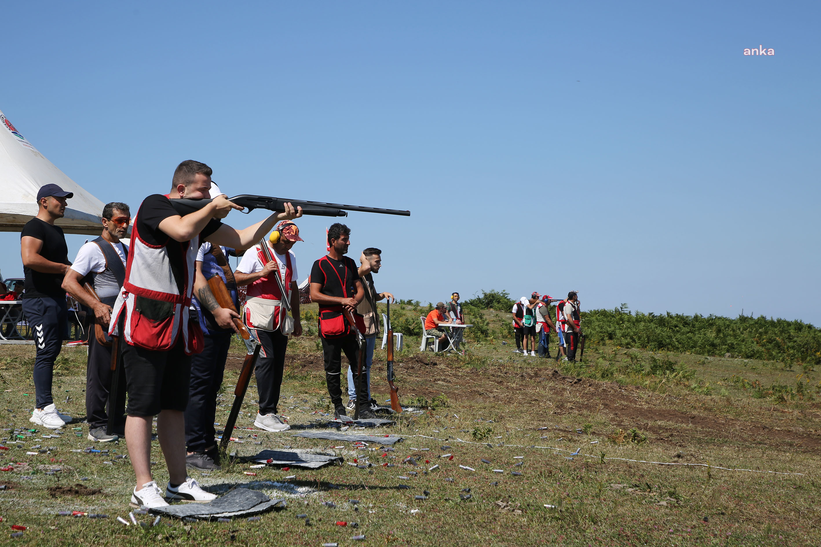 SAMSUN'DA TRAP ATIŞI MÜSABAKASI GERÇEKLEŞTİRİLDİ