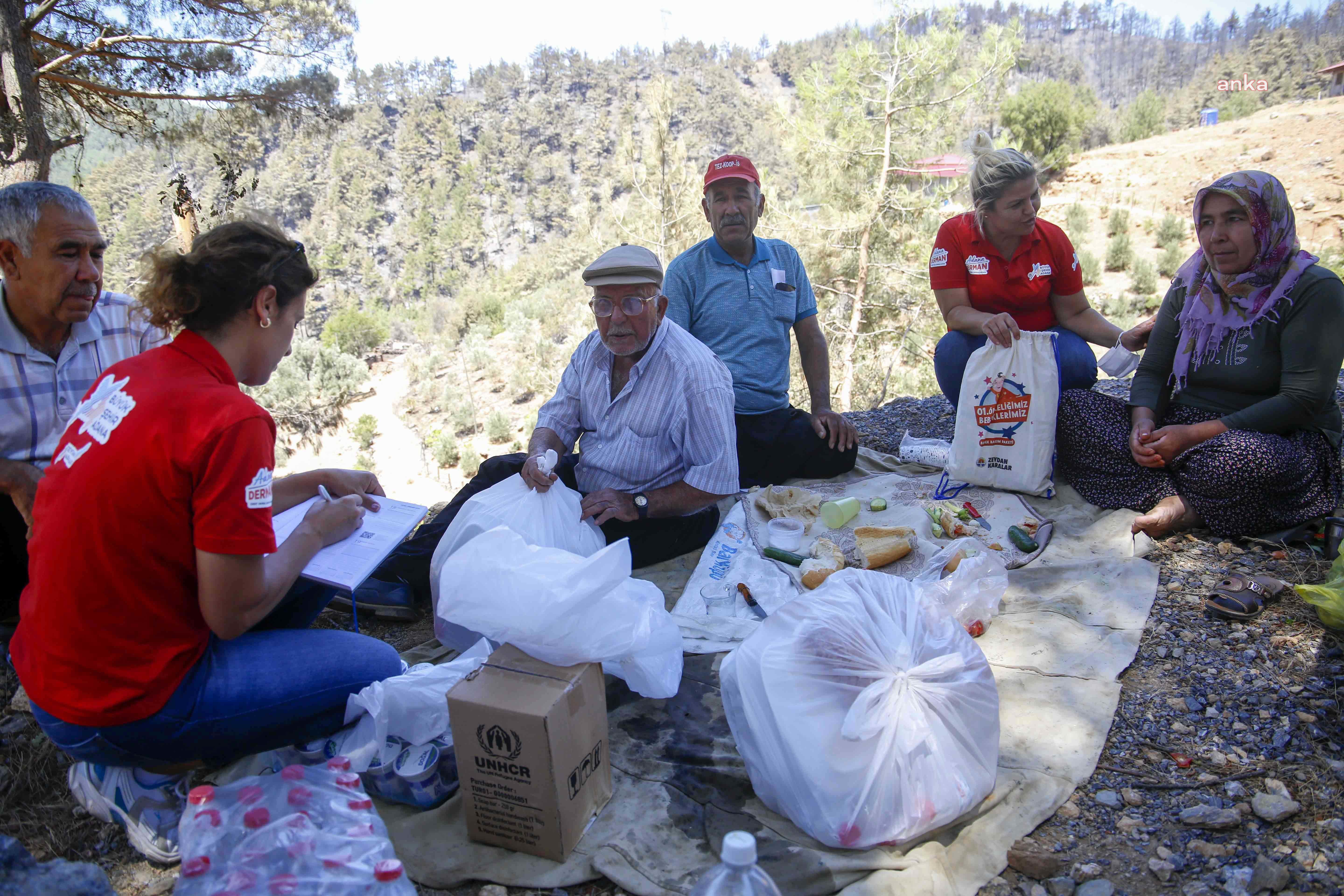 ADANA BÜYÜKŞEHİR BELEDİYESİ'NDEN YANGINLARA DESTEK