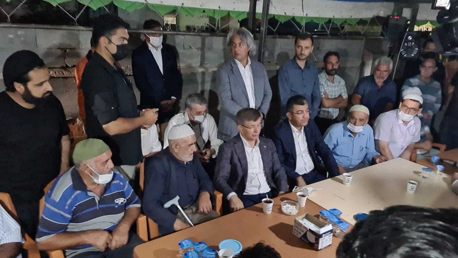 DAVUTOĞLU’NDAN DEDEOĞLU AİLESİNE TAZİYE ZİYARETİ