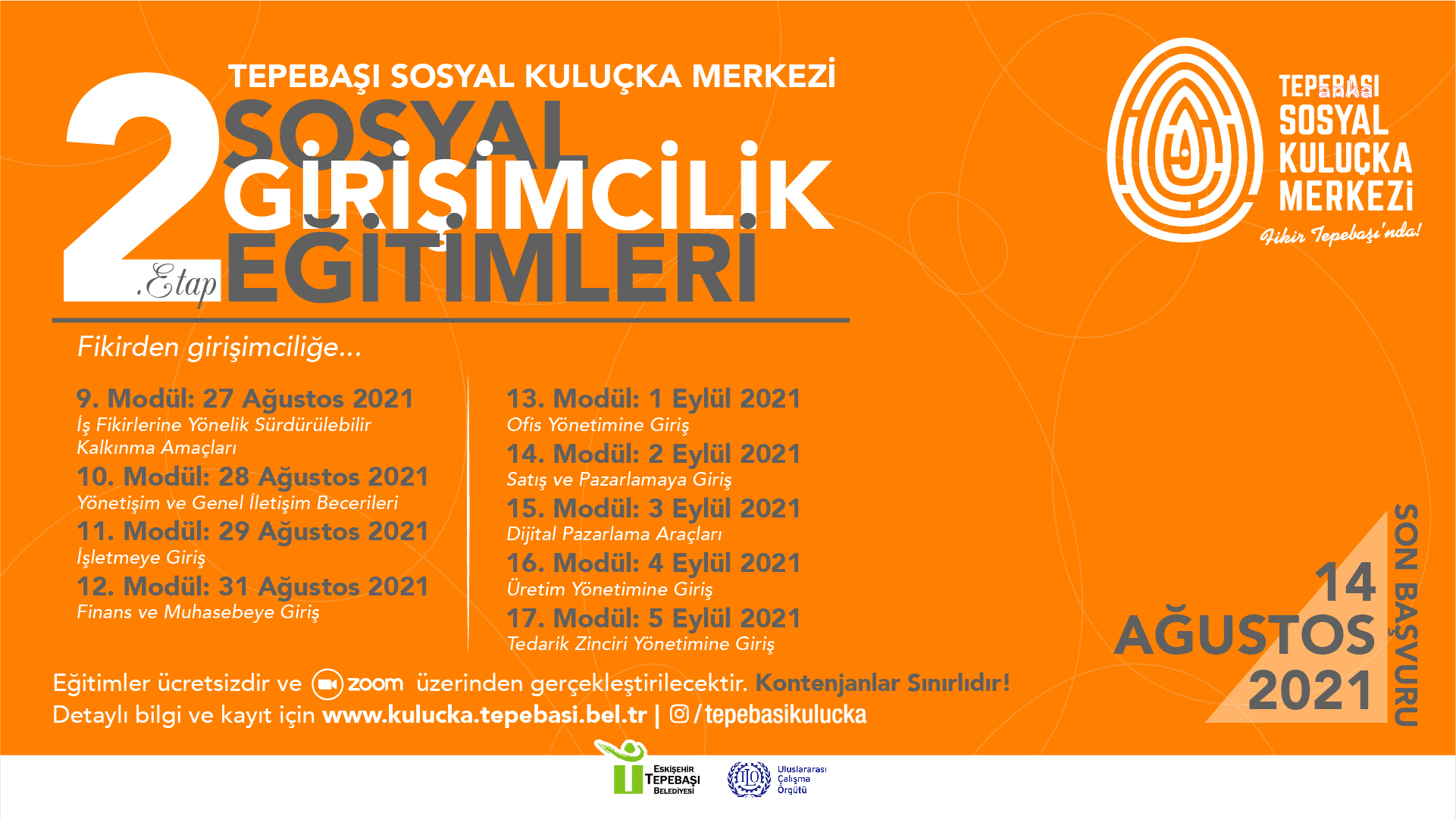 TEPEBAŞI'NDA SOSYAL GİRİŞİMCİLİK EĞİTİM PROGRAMI BAŞLIYOR