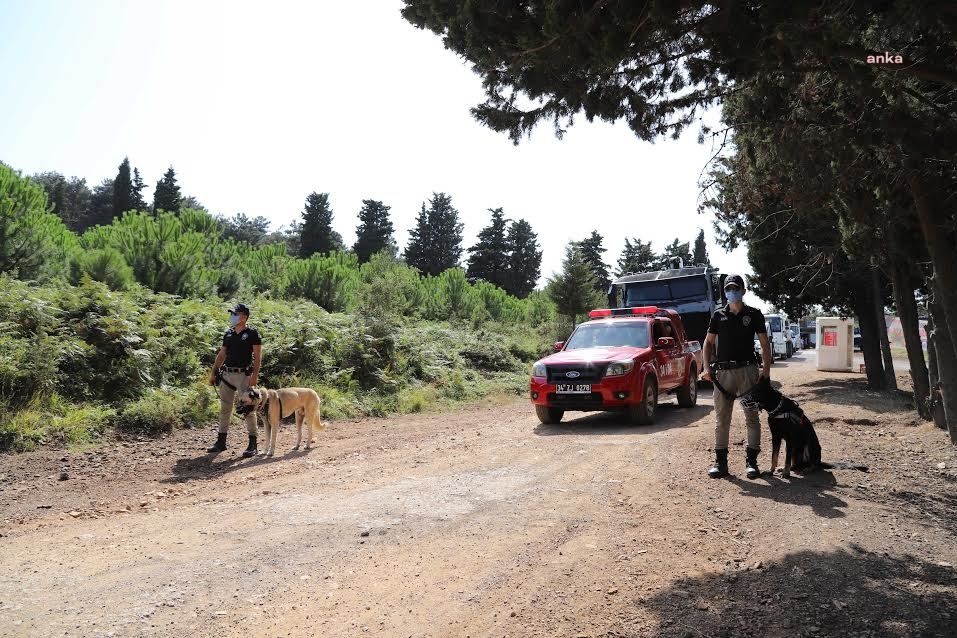 KARTAL'DA ORMAN DENETİMİ ESNASINDA ÇIKAN YANGIN SÖNDÜRÜLDÜ