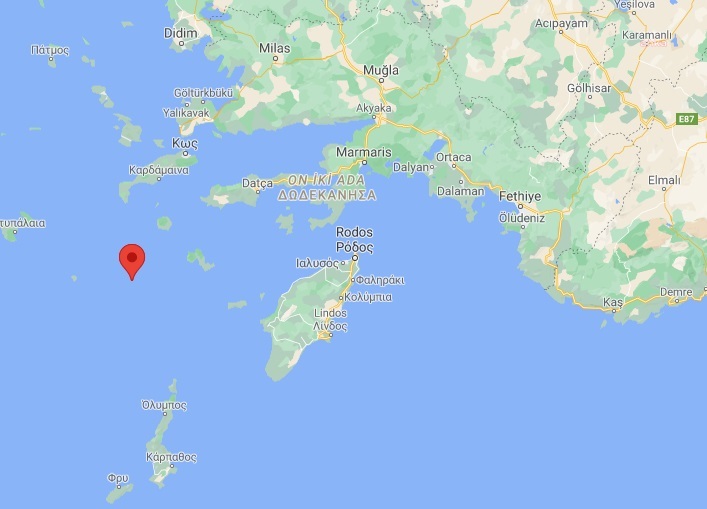 Ege Denizi'nde deprem