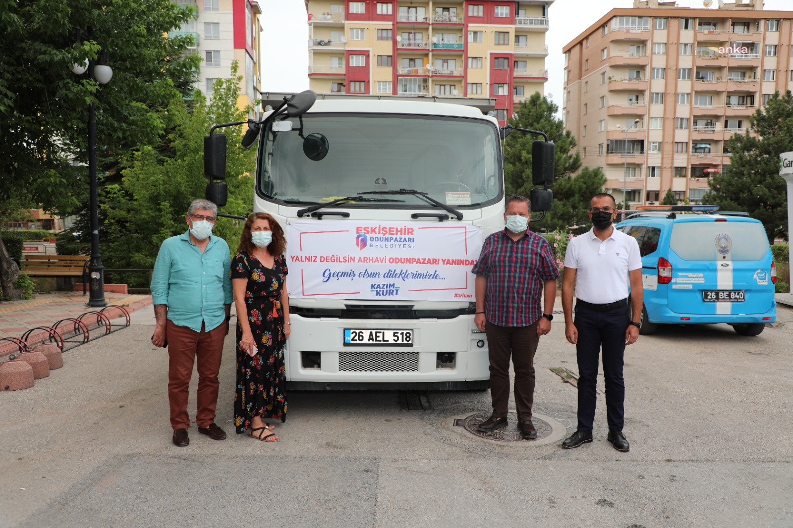 ODUNPAZARI'NDAN AFET BÖLGELERİNE YARDIM