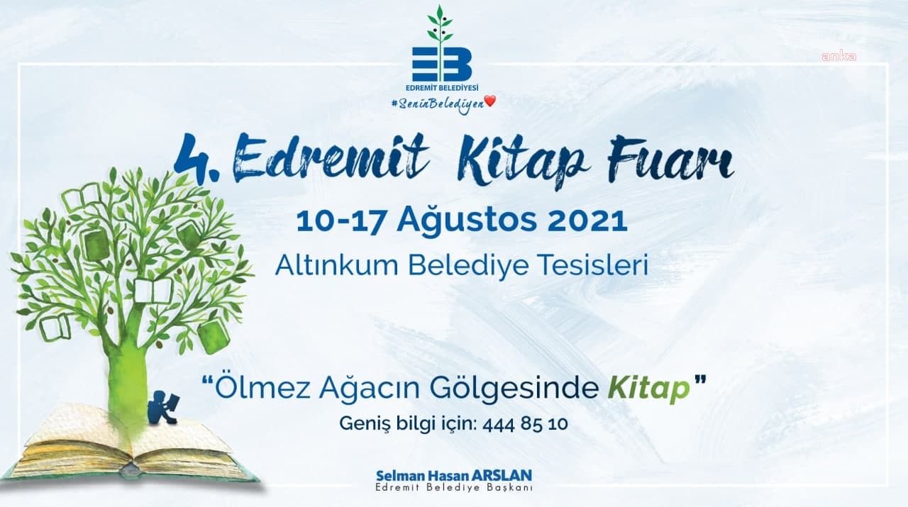 4. EDREMİT KİTAP FUARI SALI GÜNÜ BAŞLIYOR