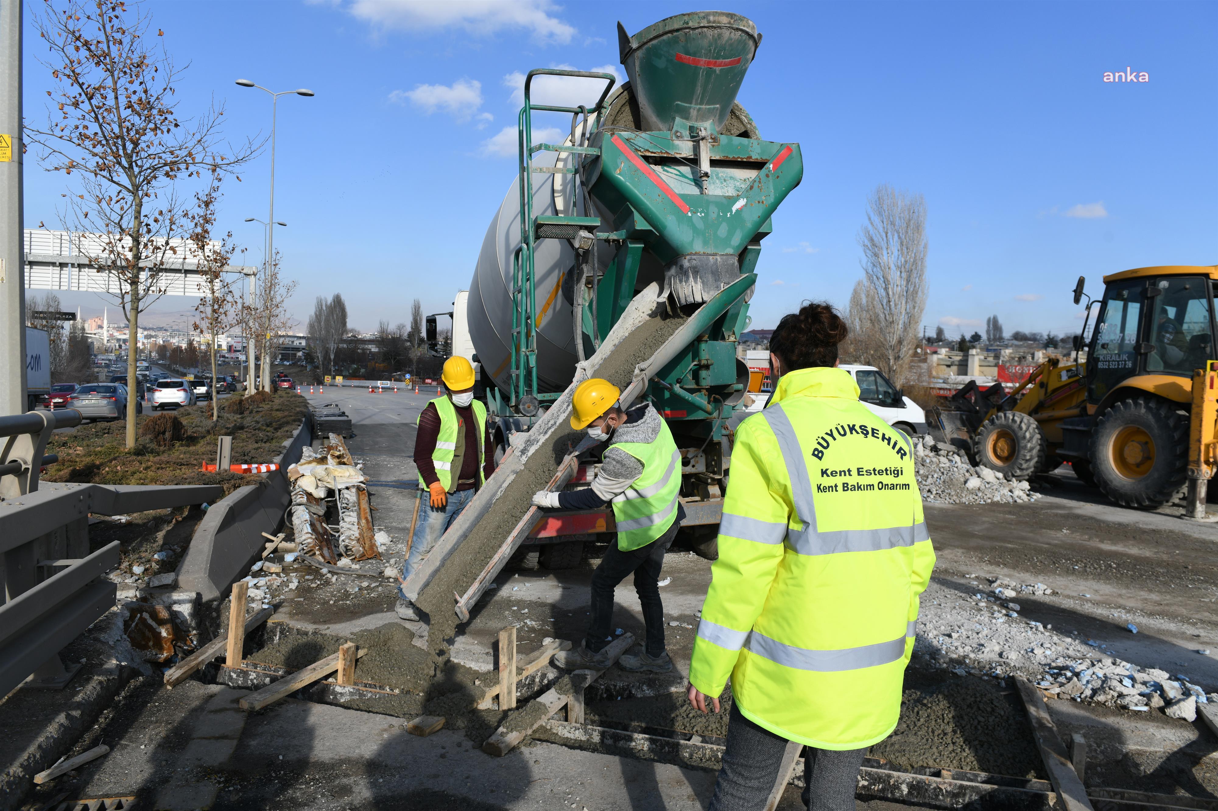 ABB, ŞAŞMAZ SANAYİ BULVARI KÖPRÜSÜ'NDE DERZ YENİLEME ÇALIŞMASI YAPTI