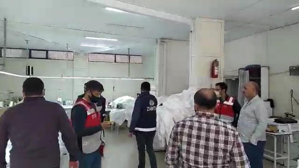 MALTEPE'DE KAÇAK ÜRETİLEN TULUMLARA ZABITA BASKINI