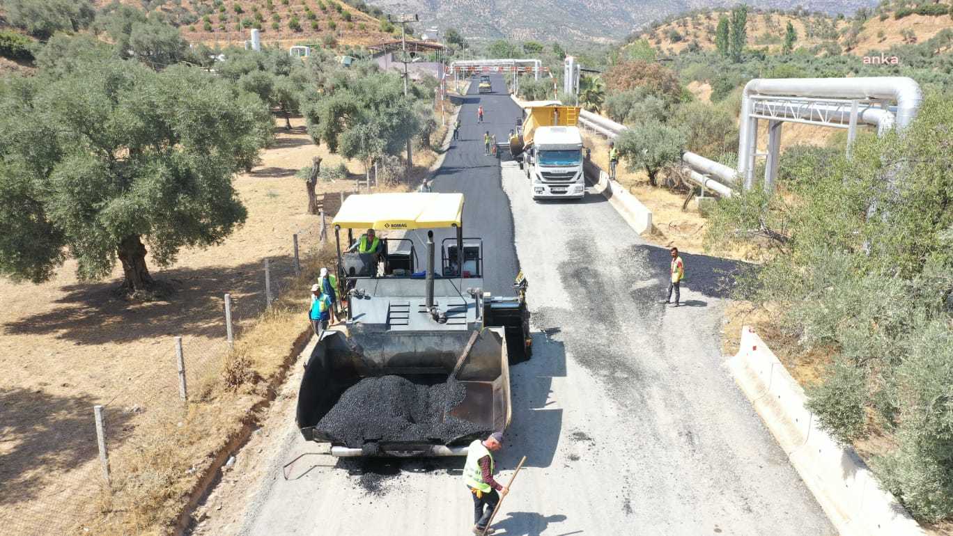 AYDIN BÜYÜKŞEHİR BELEDİYESİ YOL YENİLEME ÇALIŞMALARI YAPIYOR
