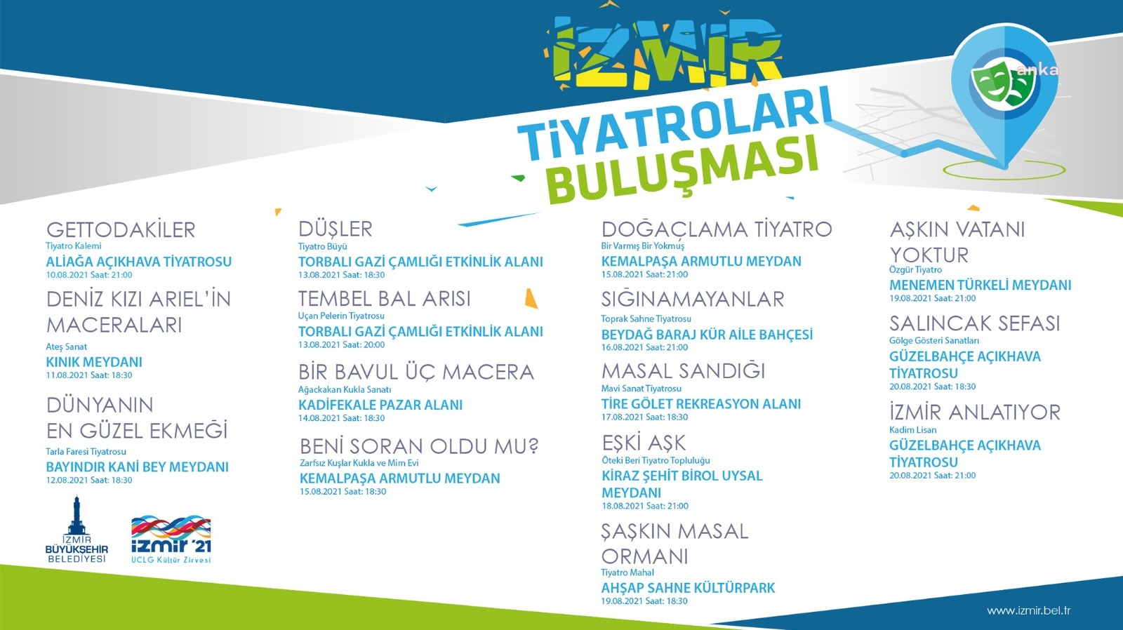 İZMİR TİYATROLARI BULUŞMASI BAŞLIYOR