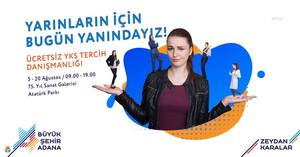 ADANA BÜYÜKŞEHİR BELEDİYESİ'NDEN YKS TERCİH DANIŞMANLIK HİZMETİ
