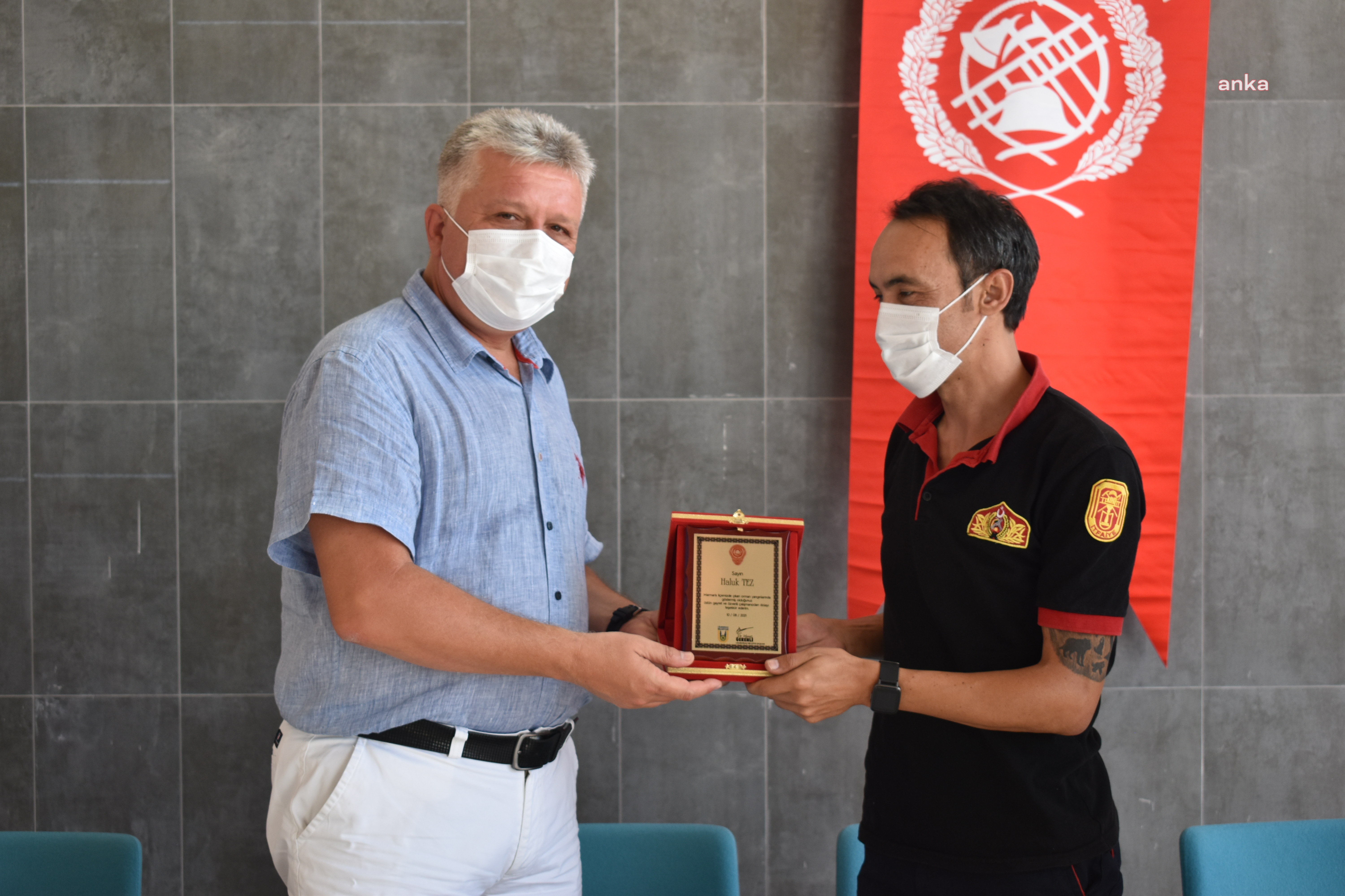 LÜLEBURGAZ BELEDİYE BAŞKANI GERENLİ'DEN İTFAİYE PERSONELİNE ZİYARET
