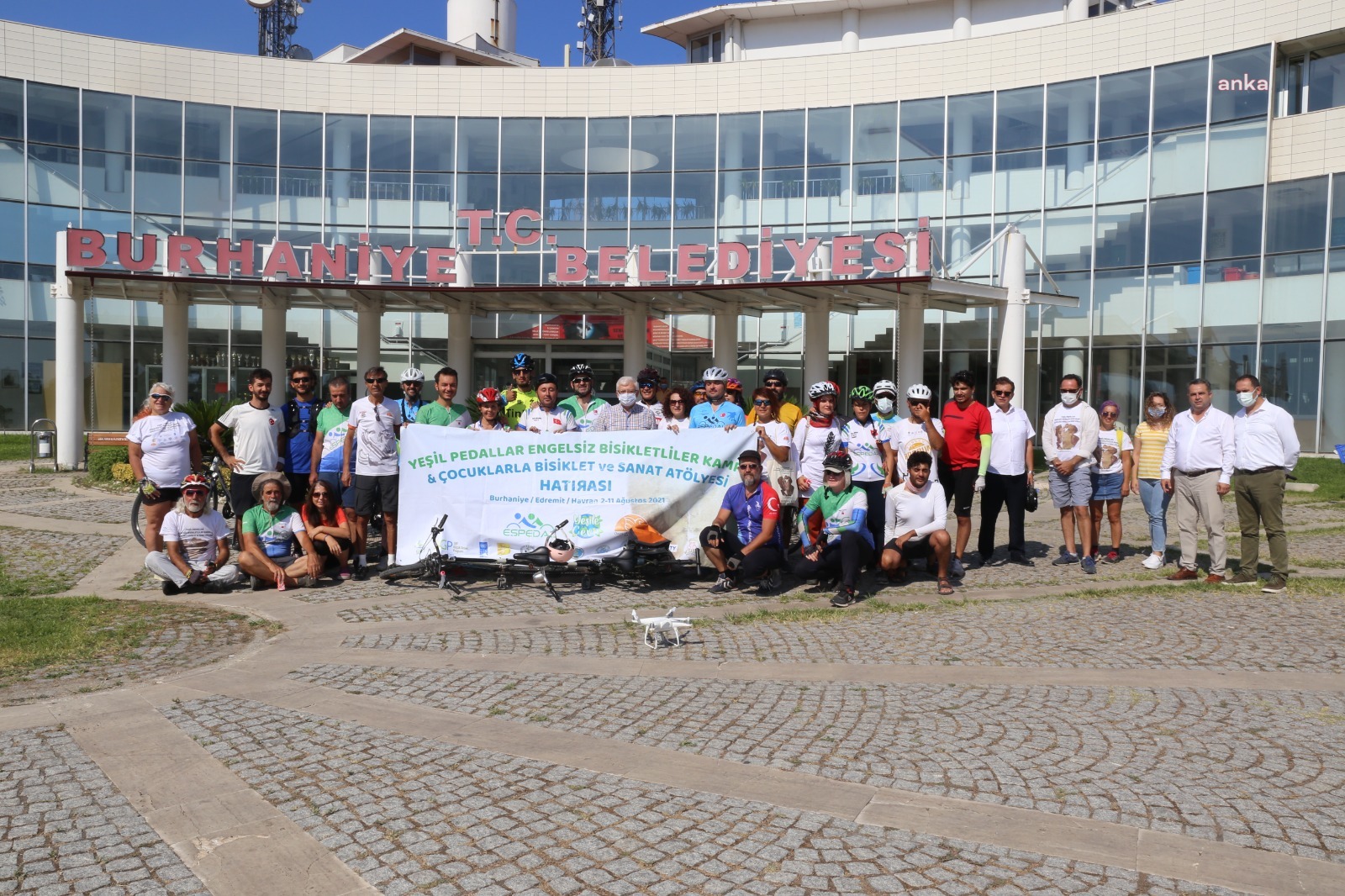 'YEŞİL PEDALLAR ENGELSİZ BİSİKLETLİLER KAMPI' BURHANİYE'DE SON BULDU