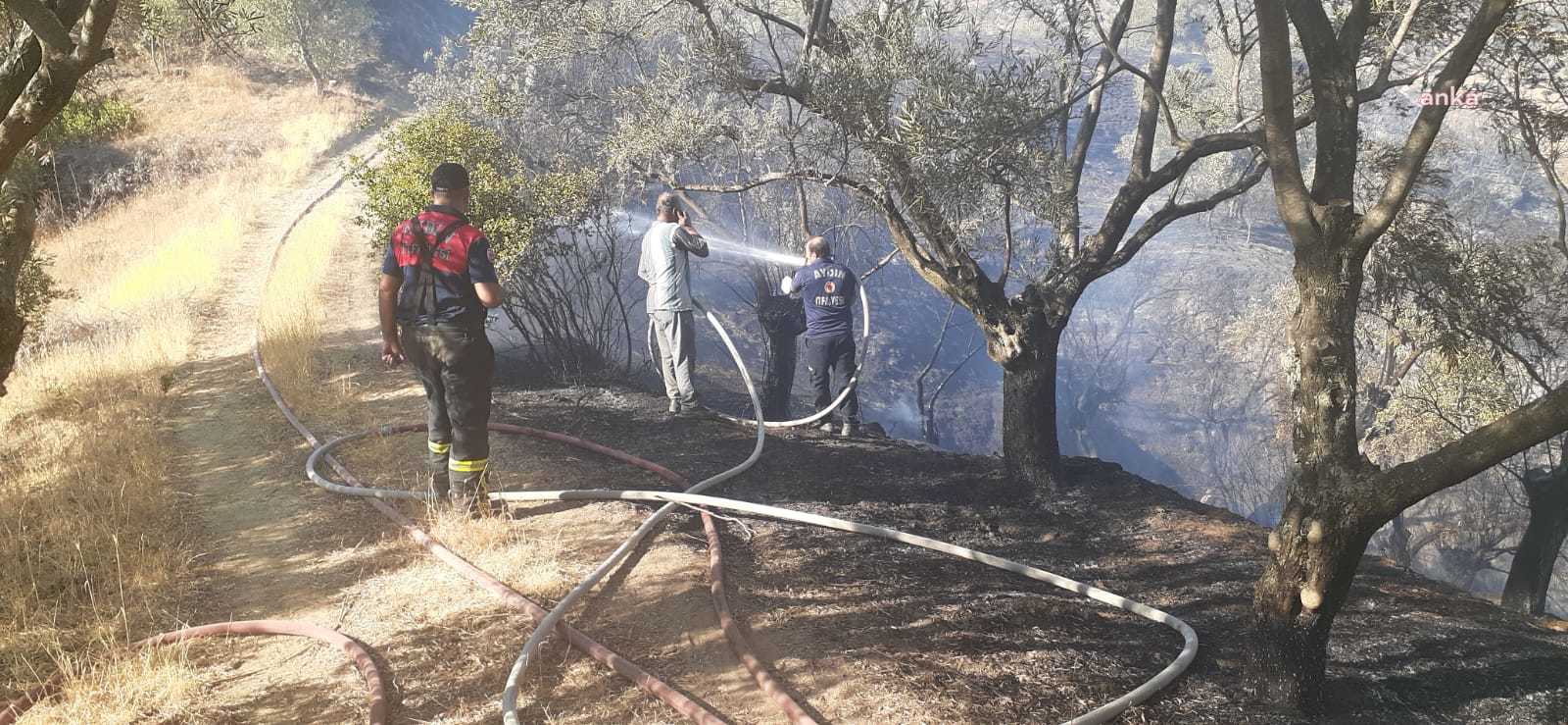 BÜYÜKŞEHİR İTFAİYESİ’NDEN GERMENCİK’TE ÇIKAN YANGINA MÜDAHALE