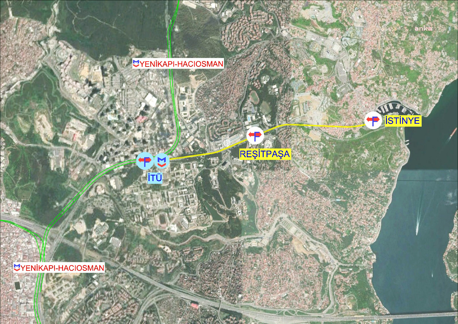 İBB'NİN 3 İSTASYONLU, METROYU DENİZ İLE BULUŞTURACAK FÜNİKÜLER İHALESİNE 22 FİRMA TEKLİF VERDİ