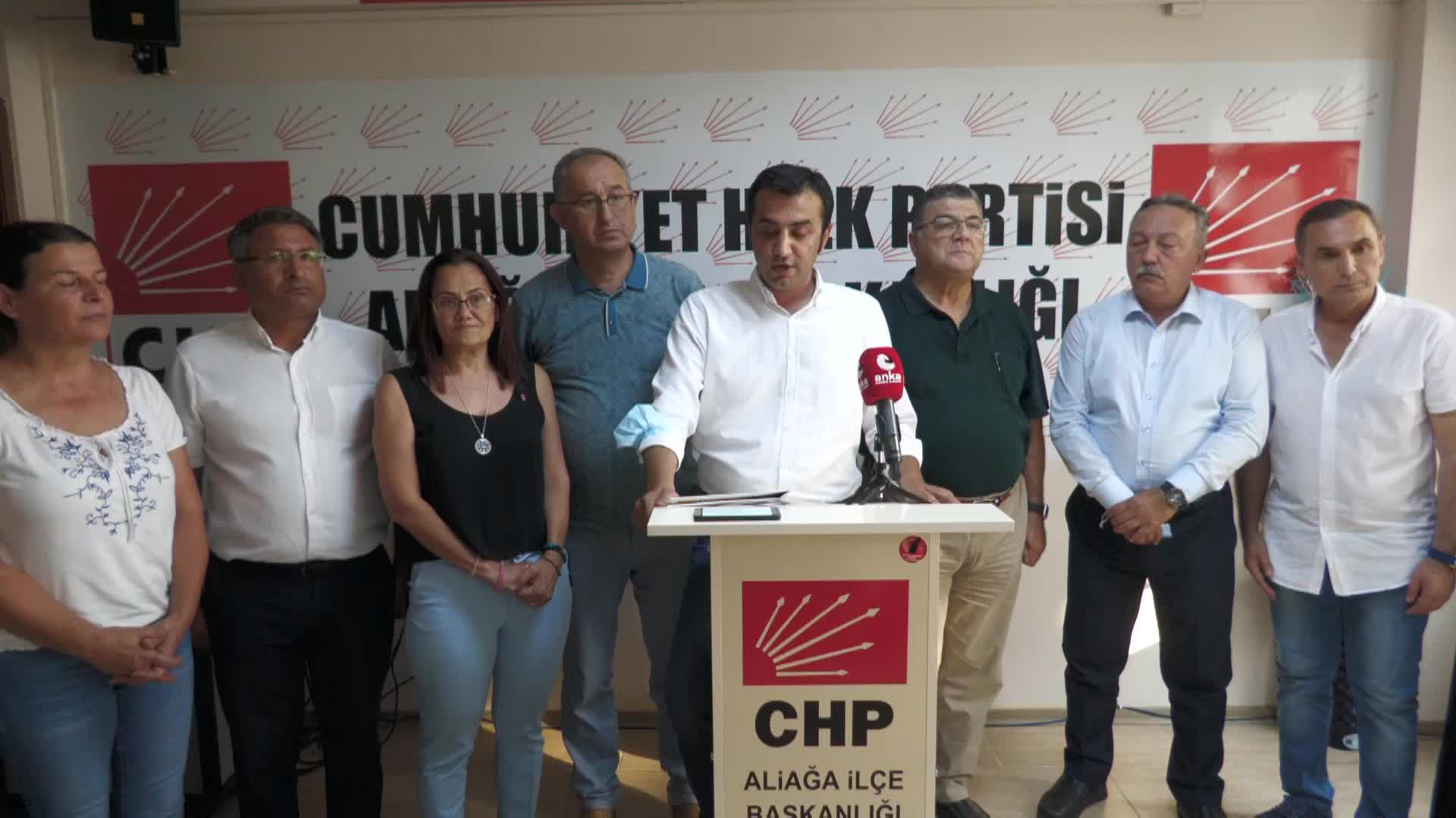 CHP'DEN ALİAĞA ÇIKARMASI: "BURASI EMEKÇİNİN YOK EDİLDİĞİ YER OLMUŞ"