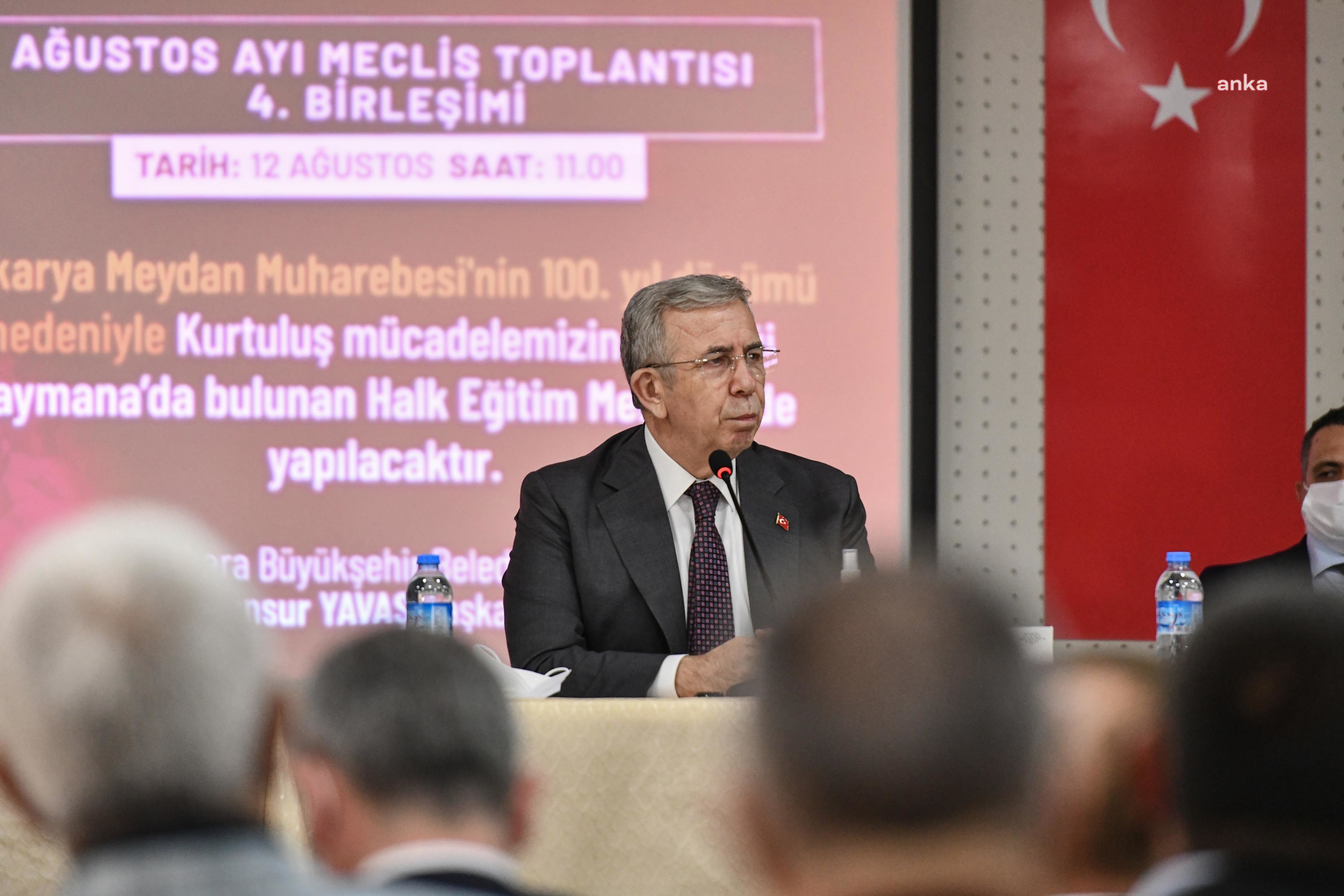 MANSUR YAVAŞ: ANKARA YENİDEN ŞAHLANIŞIN MERKEZİDİR