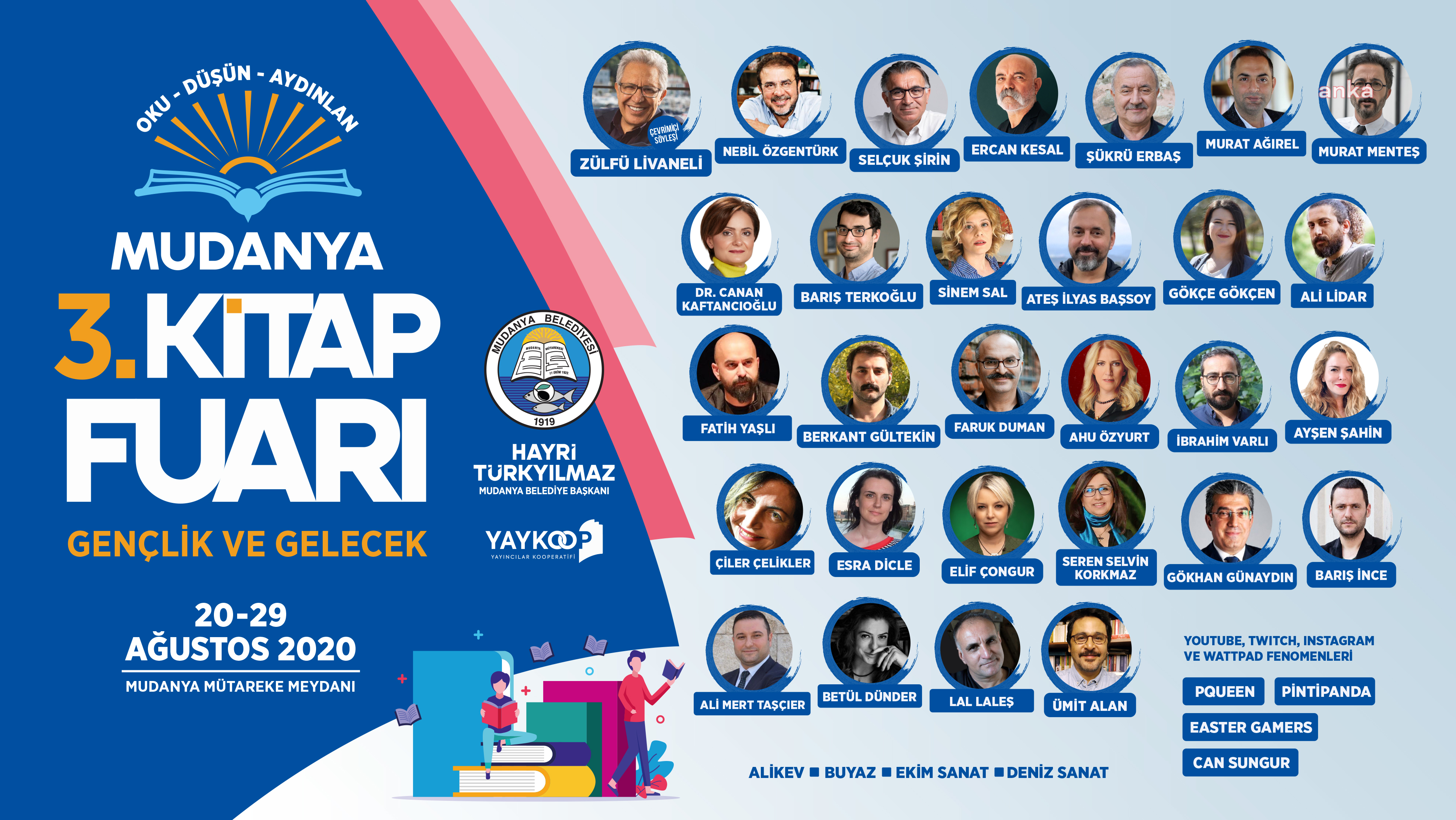 MUDANYA 3. KİTAP FUARI BAŞLIYOR