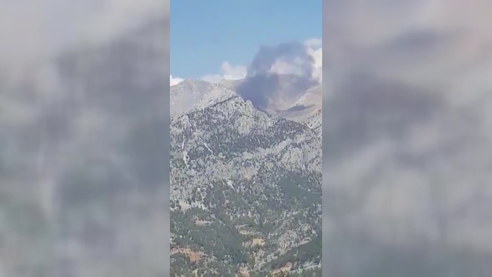 KAHRAMANMARAŞ'TA YANGIN SÖNDÜRME UÇAĞI DÜŞTÜ
