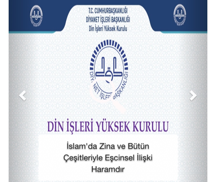 DİYANET: EŞCİNSELLİK TEVRAT VE İNCİL’DE DE YASAK