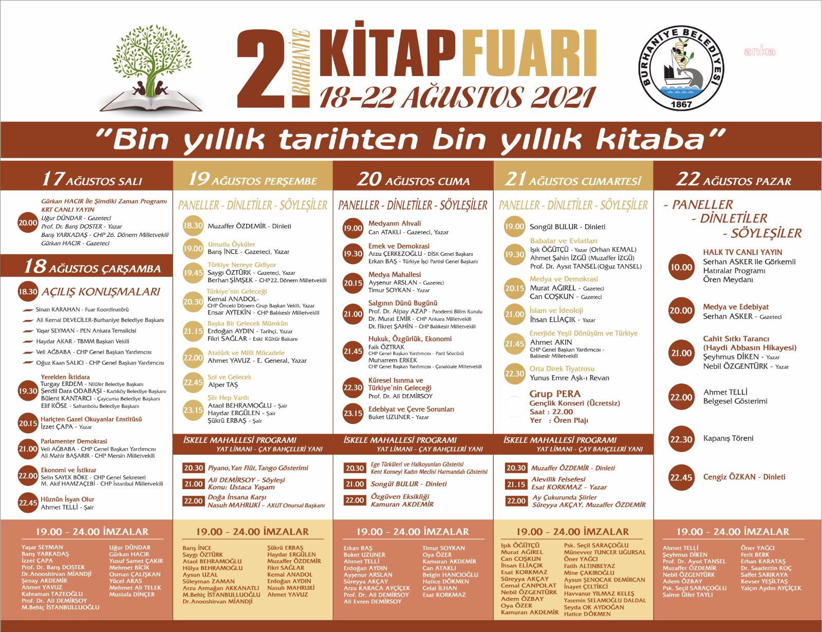 BURHANİYE 2. KİTAP FUARI İÇİN GERİ SAYIM BAŞLADI