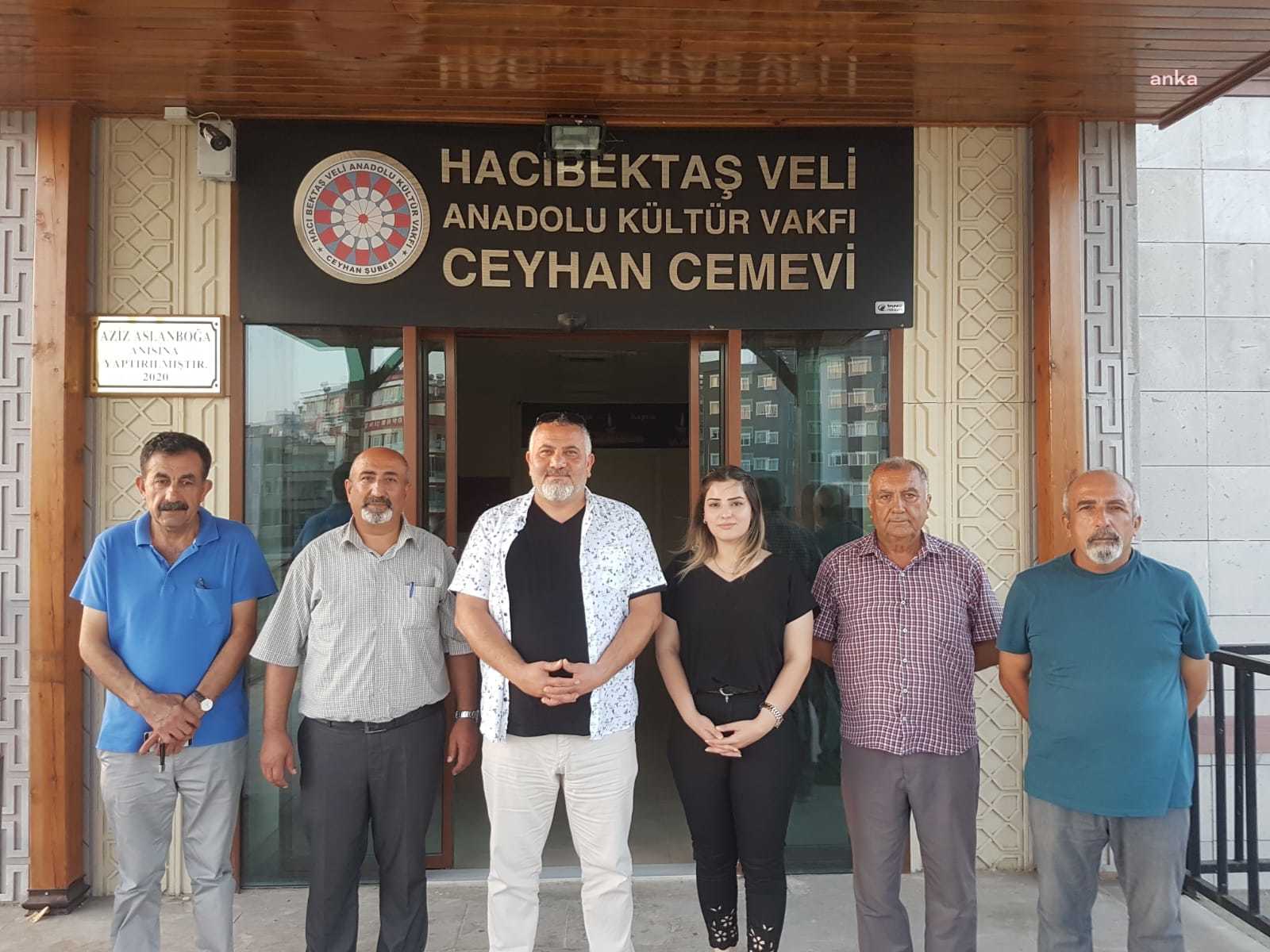 CEYHAN'DAKİ CEMEVİNİN DIŞ CEPHESİ TAHRİP EDİLDİ