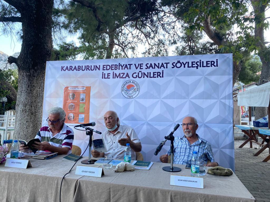 KARABURUN’DA EDEBİYAT VE SANAT SÖYLEŞİLERİ, KALDIĞI YERDEN DEVAM EDİYOR