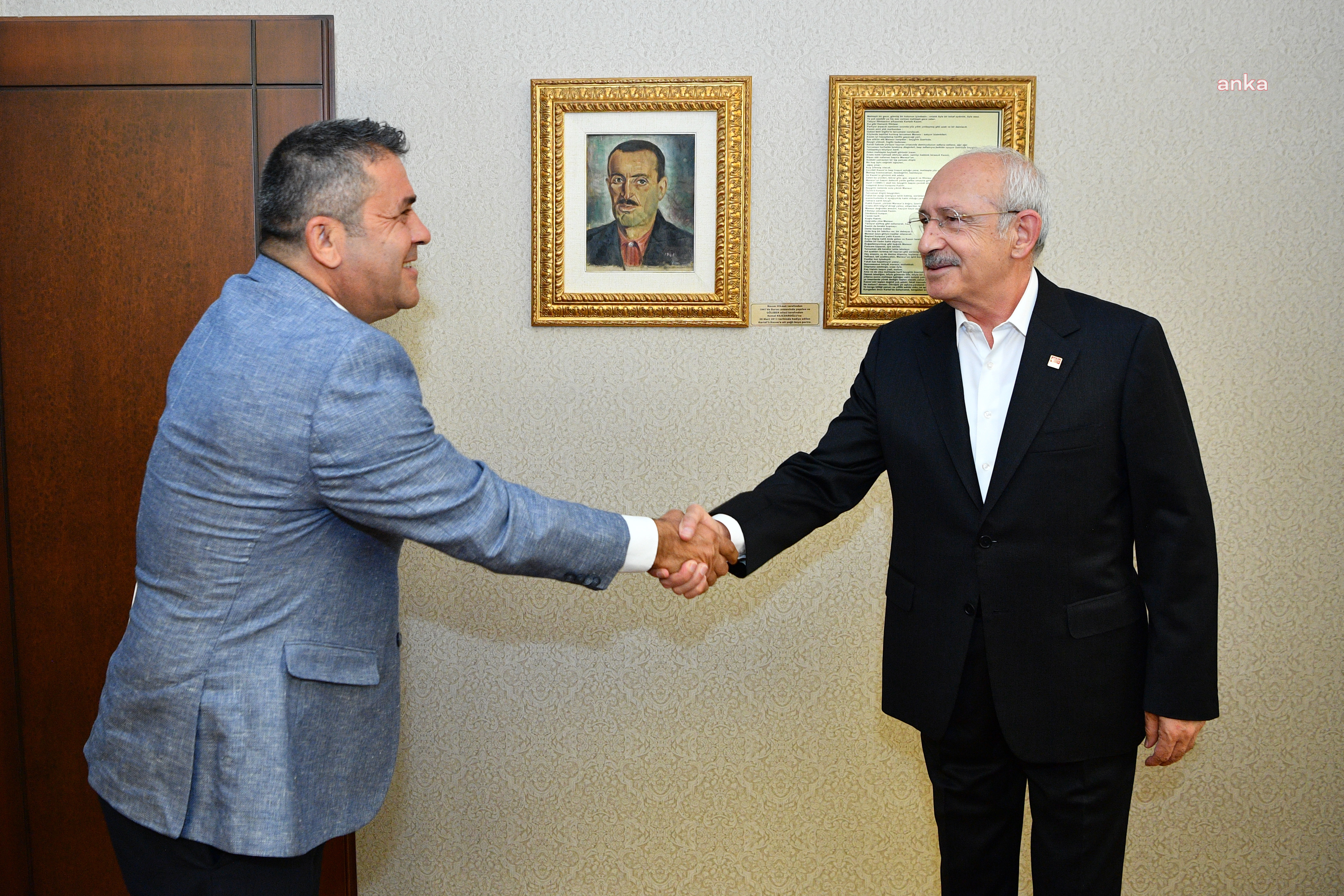 CHP LİDERİ KILIÇDAROĞLU, BİRLEŞİK KAMU-İŞ KONFEDERASYONU HEYETİNİ KABUL ETTİ