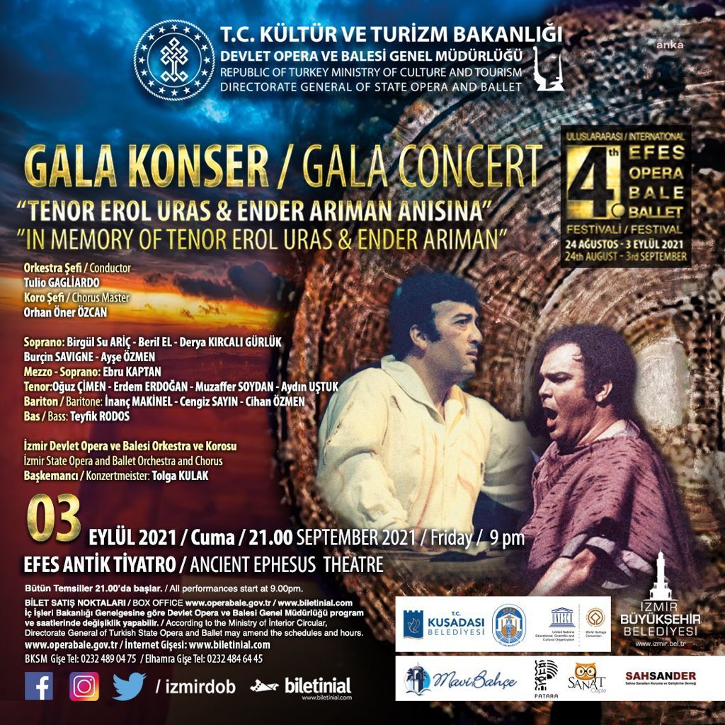 4. ULUSLARARASI EFES OPERA VE BALE FESTİVALİ EFES ANTİK KENTİ’NDE BAŞLIYOR