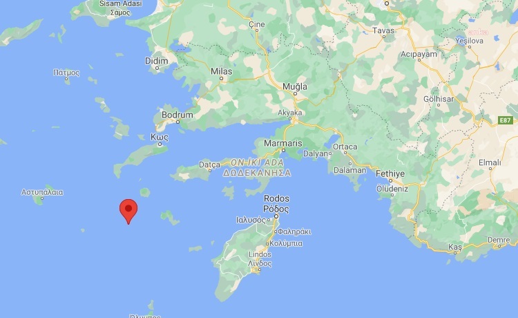 DATÇA AÇIKLARINDA 4.6 BÜYÜKLÜĞÜNDE DEPREM